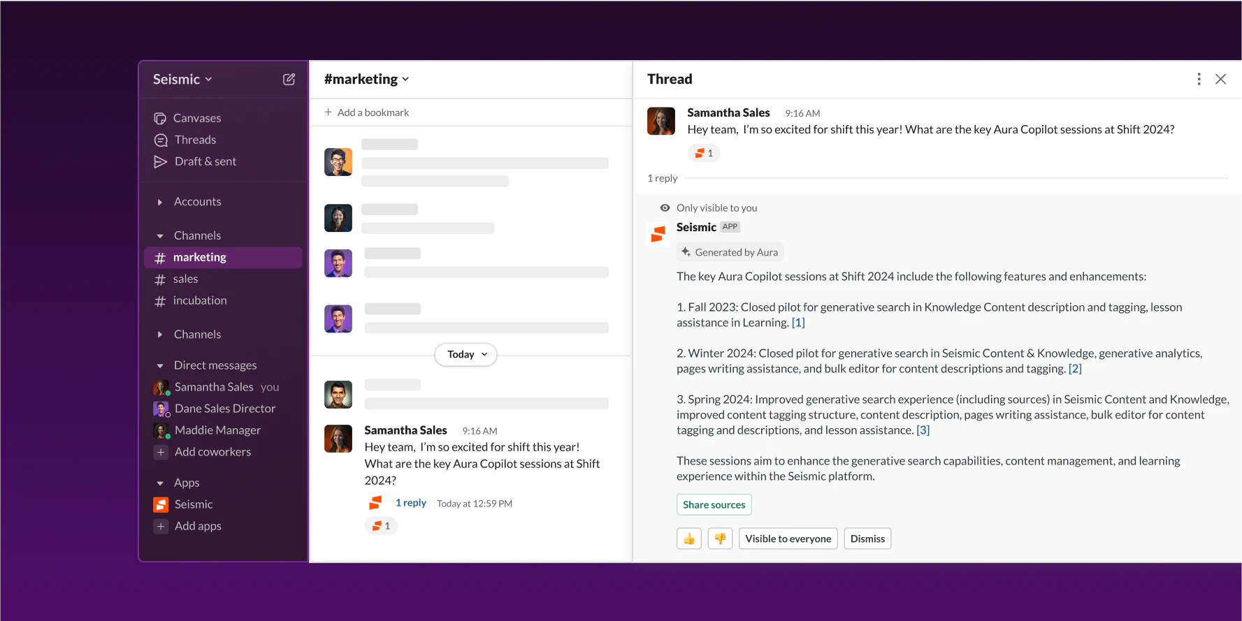 Aura-slack