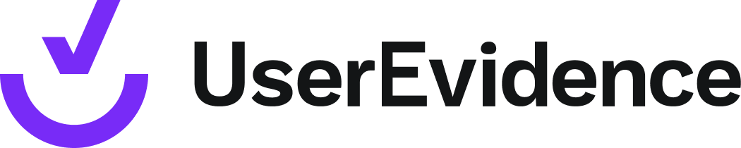 UserEvidence---Primary-logo---Black